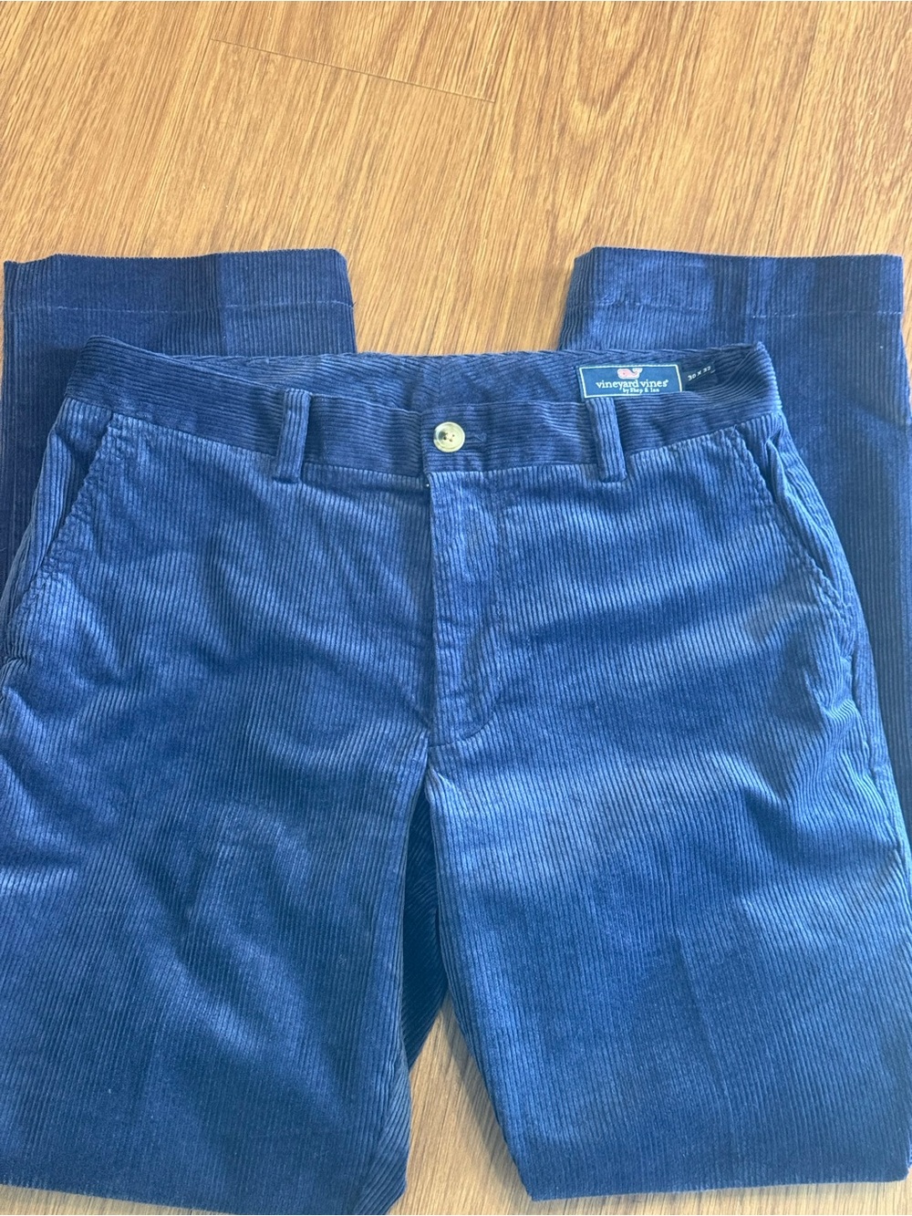Vineyard Vines Men's Navy Blue Corduroy Pants